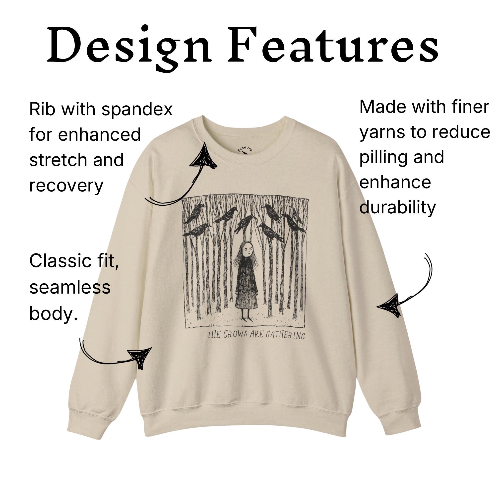 The Crows are Gathering Sweatshirt