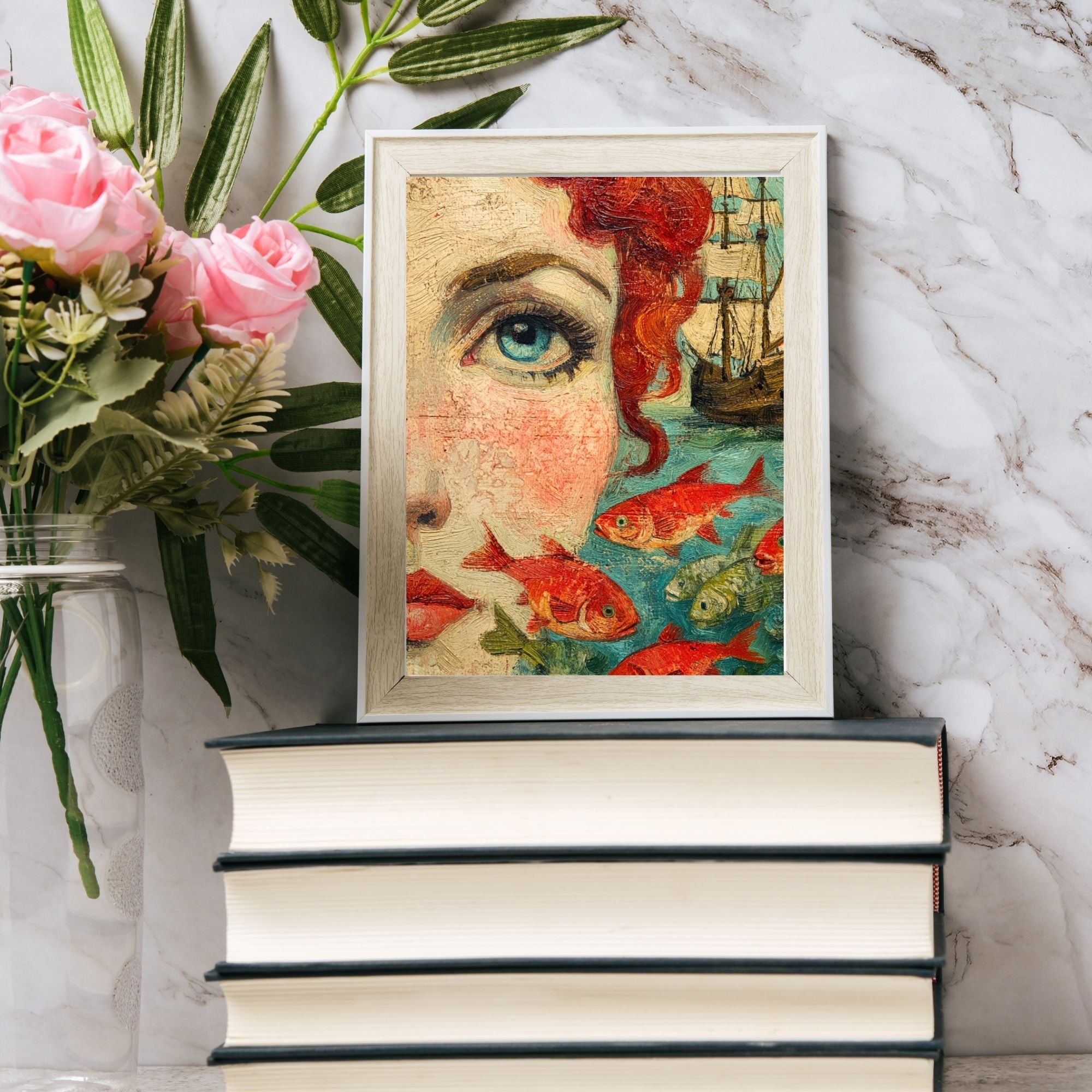 The Siren’s Gaze Mermaid Print