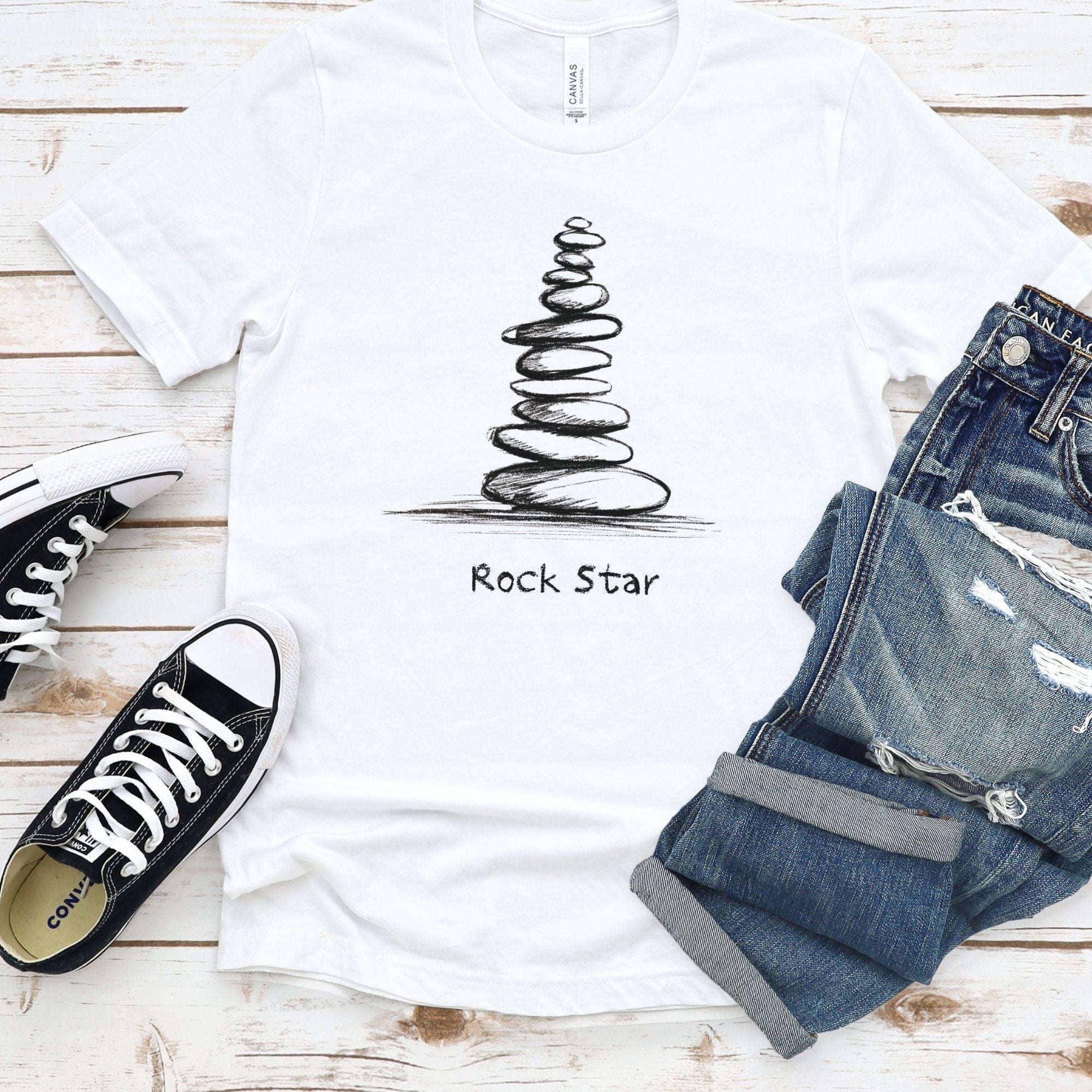 Stone Stack Rock Star Tee