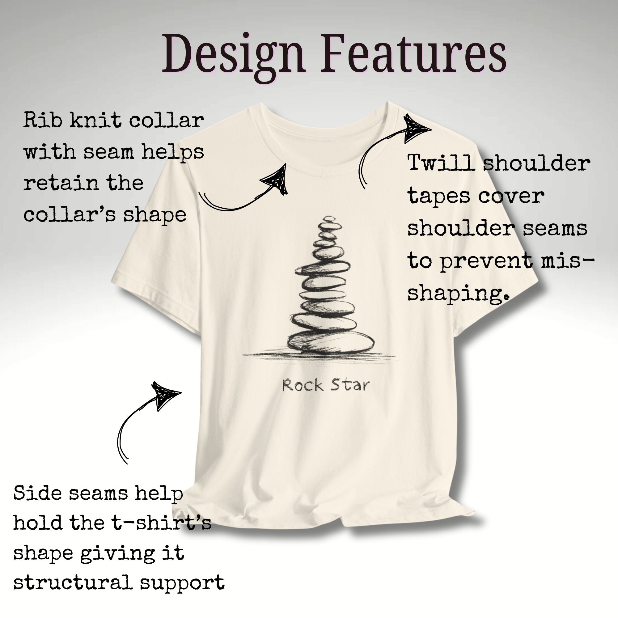 Stone Stack Rock Star Tee