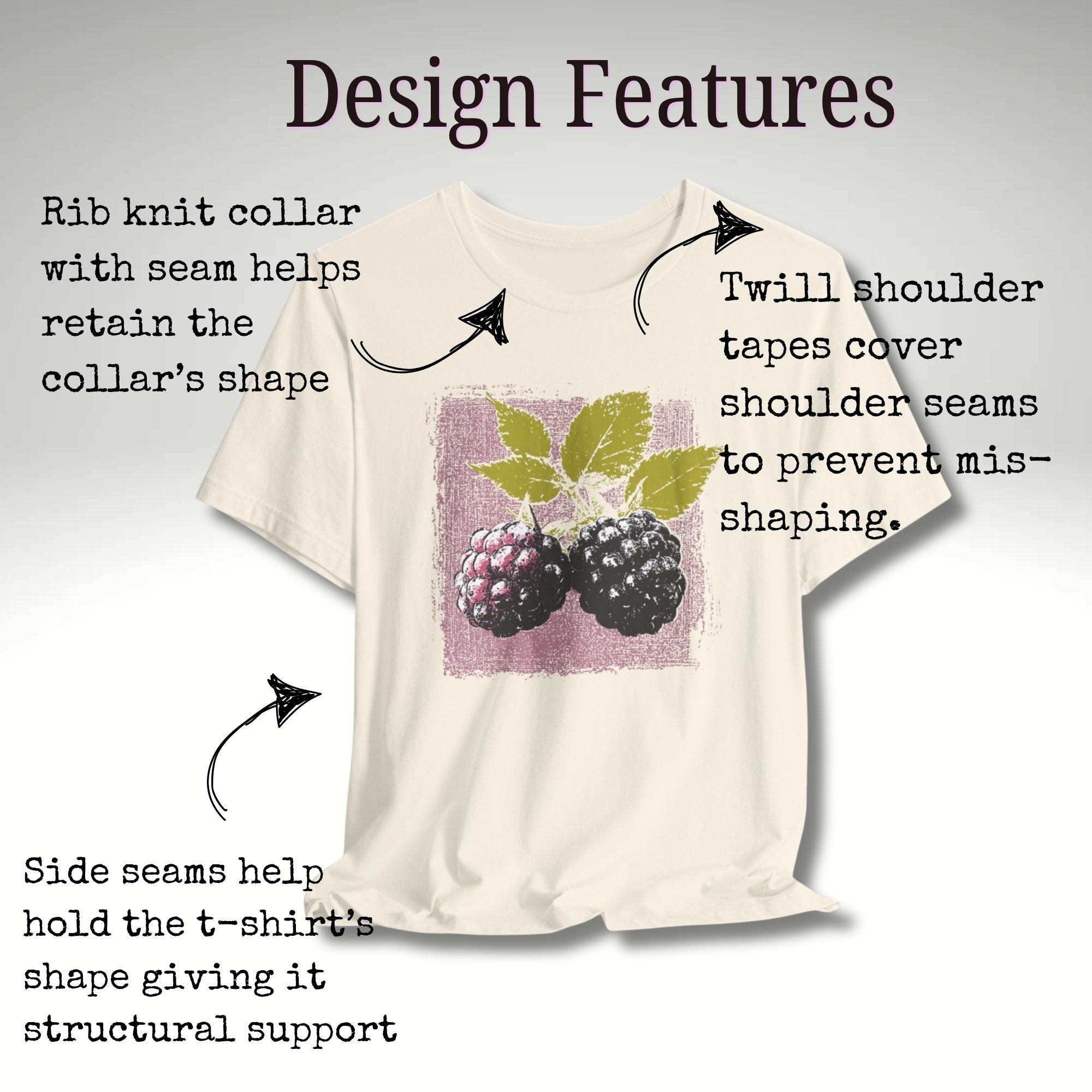 Blackberry Foragers Tee