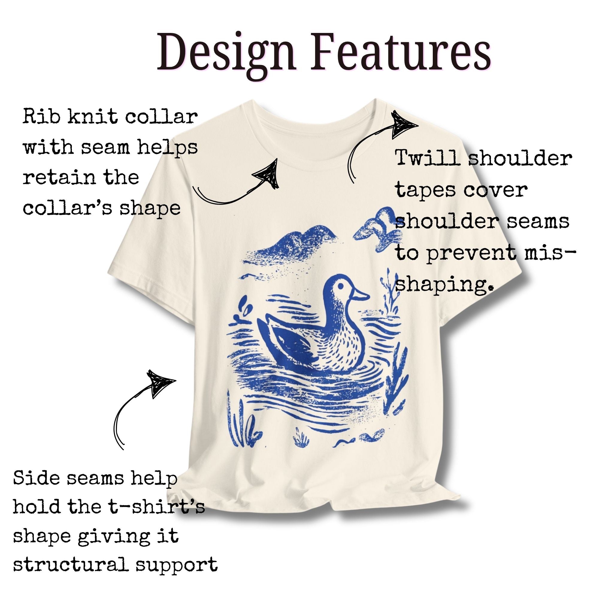 Rustic Print Duck Tee